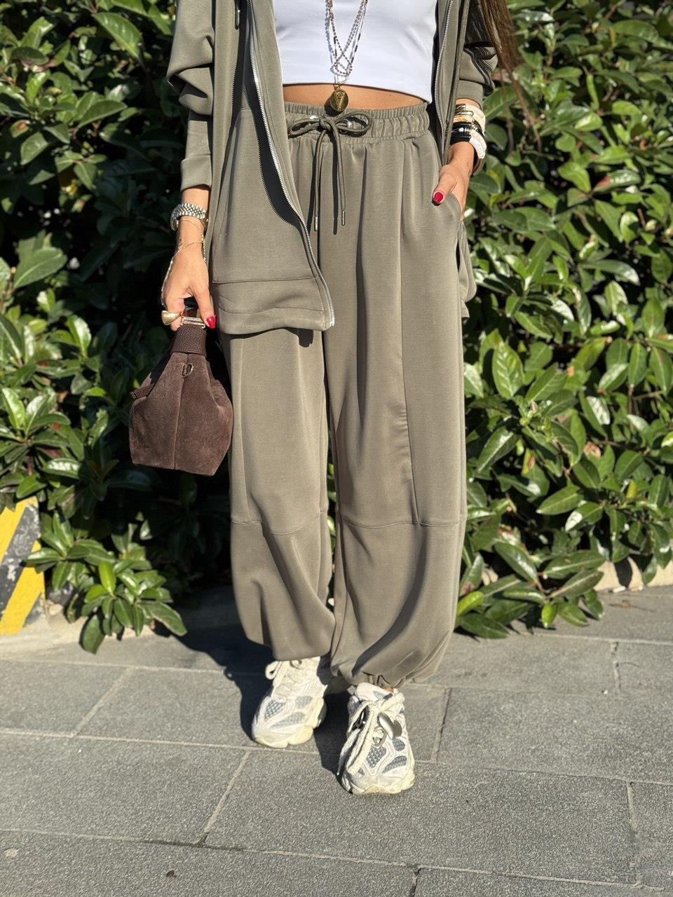 Urban Drift Lounge Set Olive