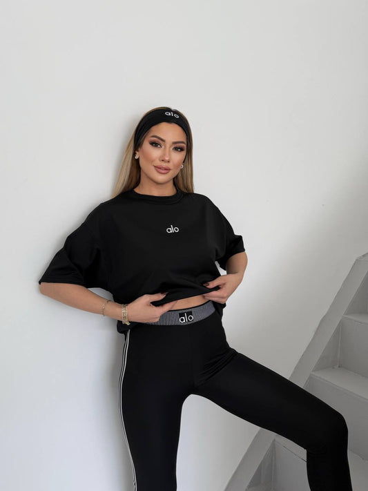 New Yoga Set Black - PREORDER NOW (20 DAY DELIVERY)