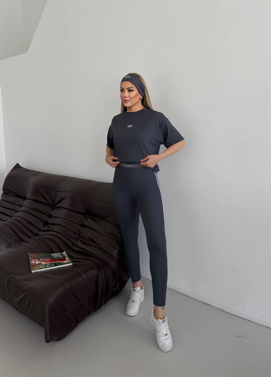 New Yoga Set Anthracite