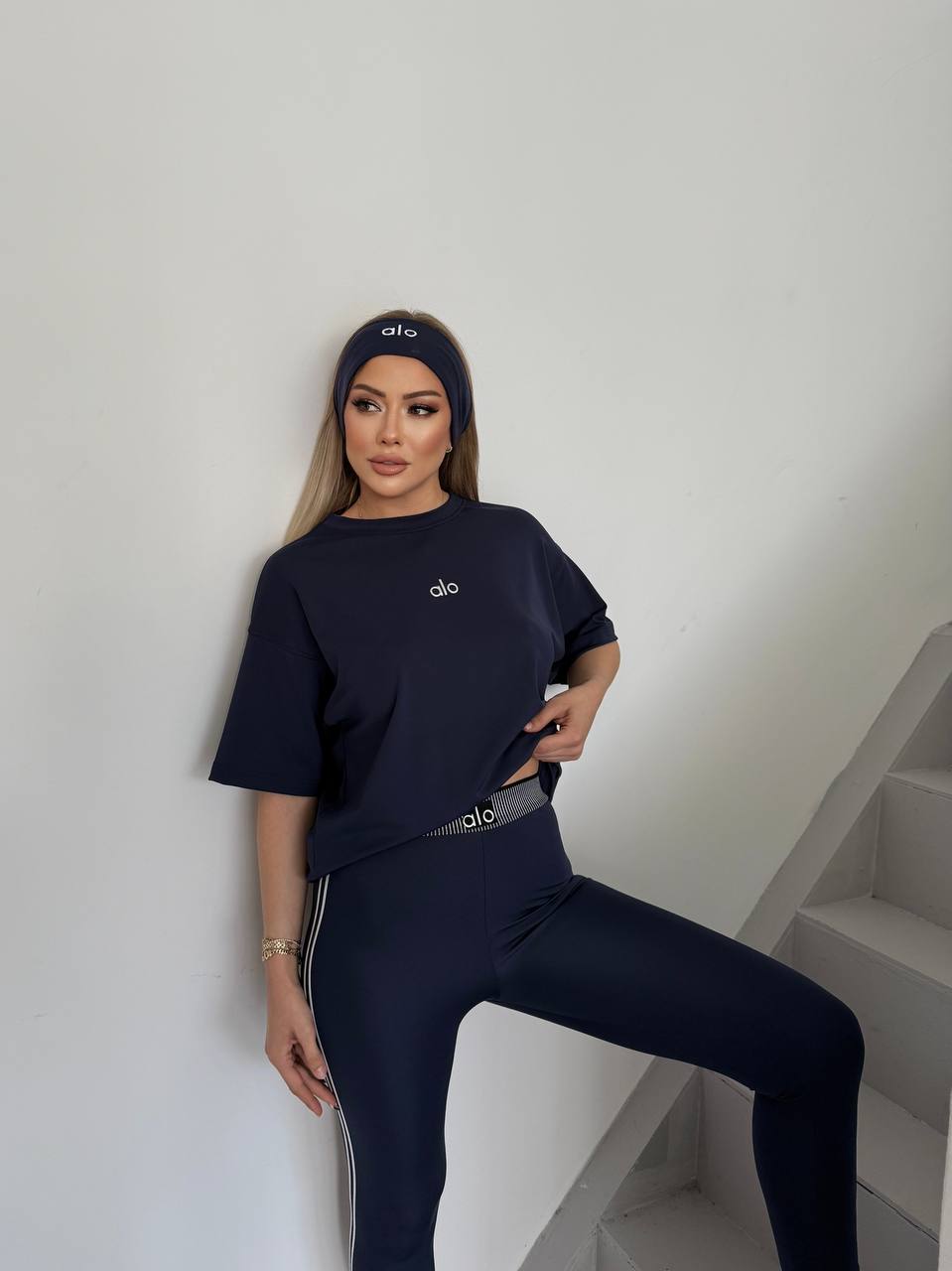New Yoga Set Navy