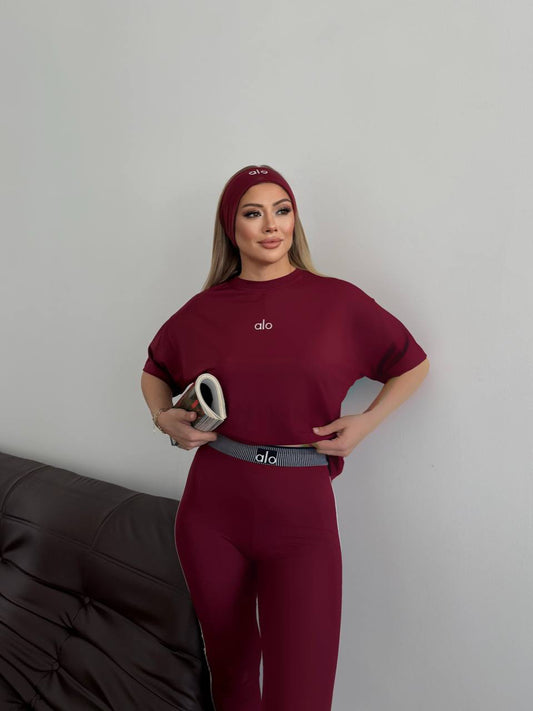 New Yoga Set Red - PREORDER NOW (20 DAY DELIVERY)
