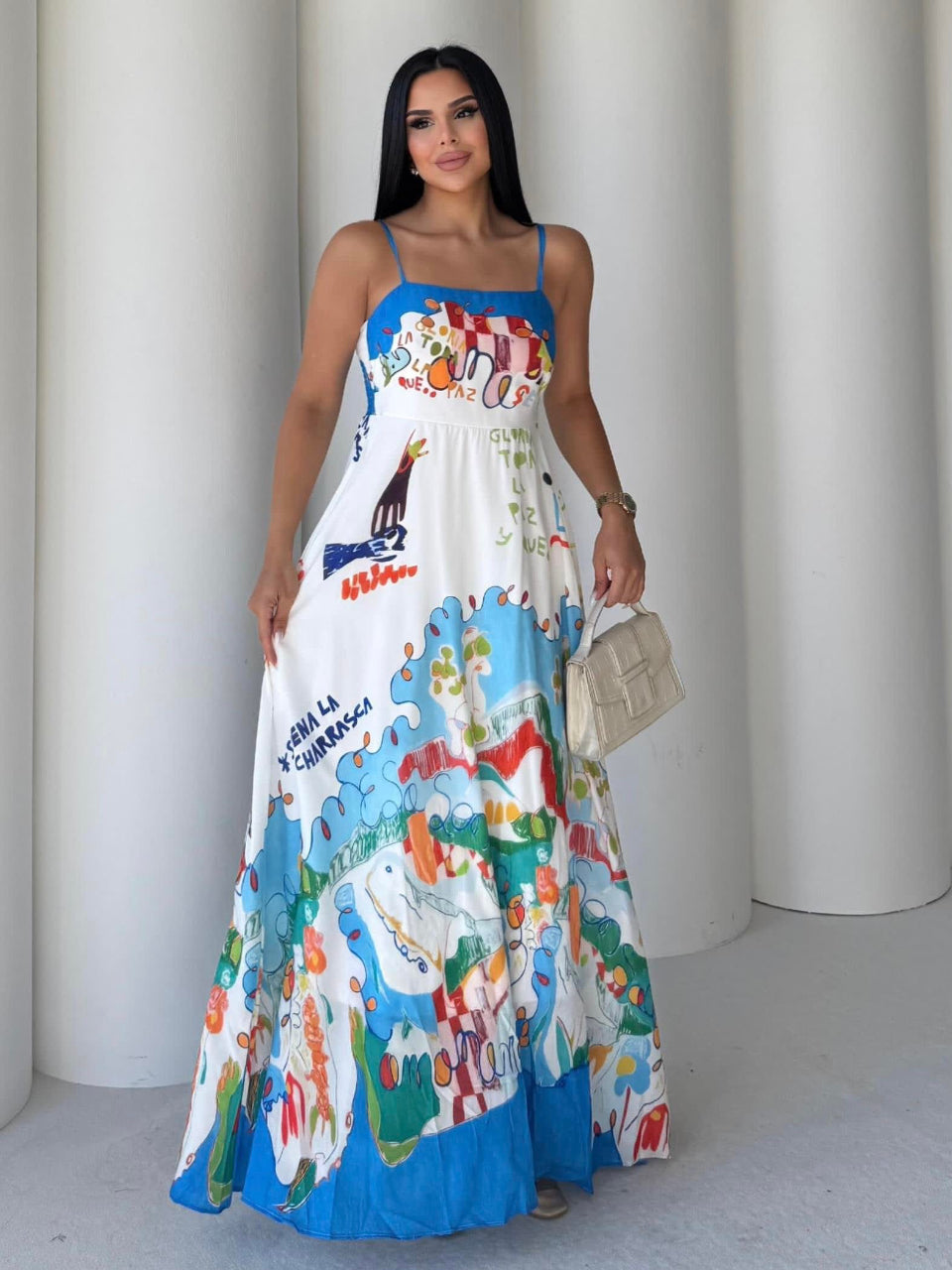 La Cartolina Maxi Dress