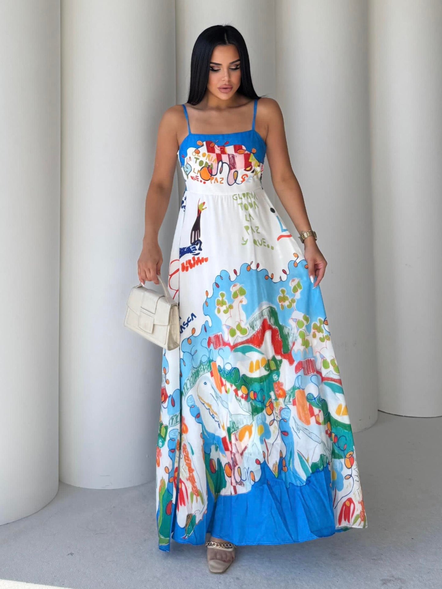 La Cartolina Maxi Dress
