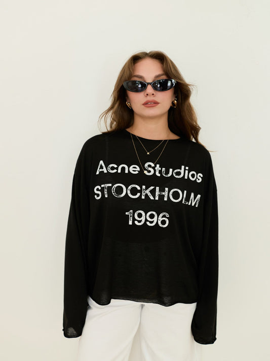 Stockholm Black Statement Tee STD (10 day waiting period)