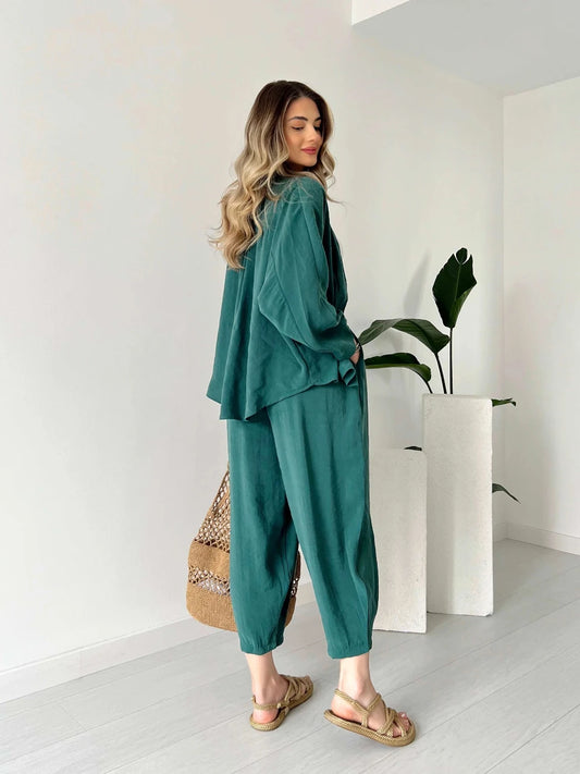 Tencel Modal Fabric Set Emerald