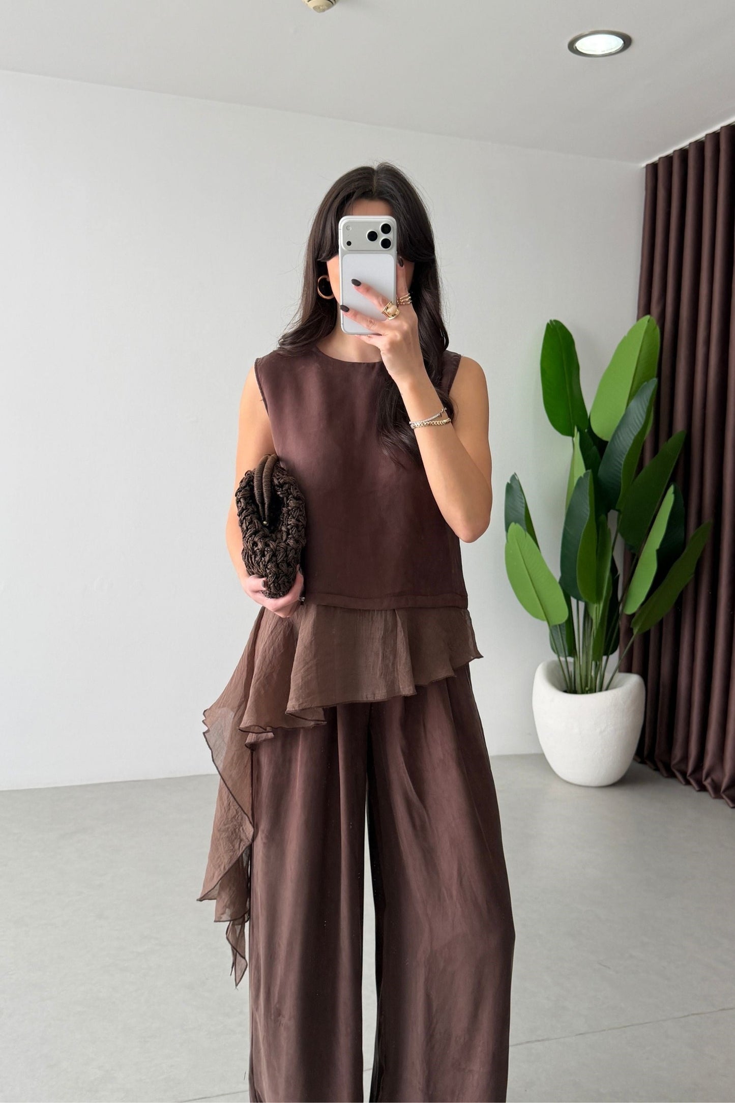 Sienna Cascade Set Brown